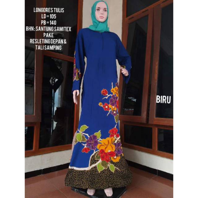 Longdress batik tulis premium halus
