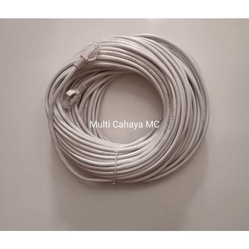 Kabel LAN 30 Meter / Kabel LAN 50M RJ45 / Cable UTP CAT5E / Kabel Wifi / Kabel Internet / Kabel UTP