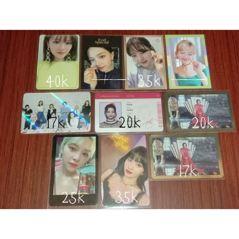 twice photocard