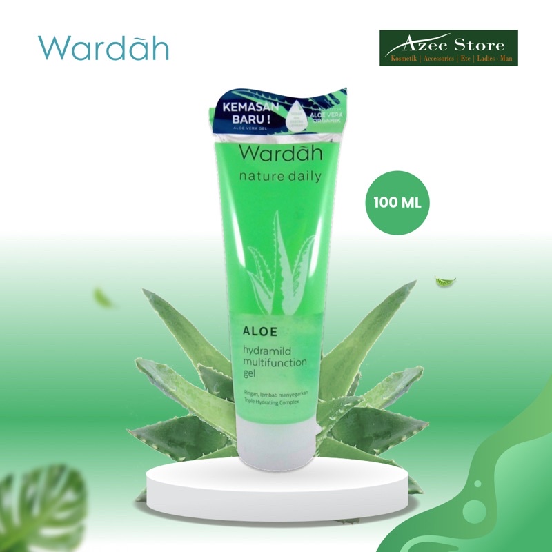 Wardah Aloe Vera Hydramild Multifunction Gel 100ml Hydrating Nature Daily