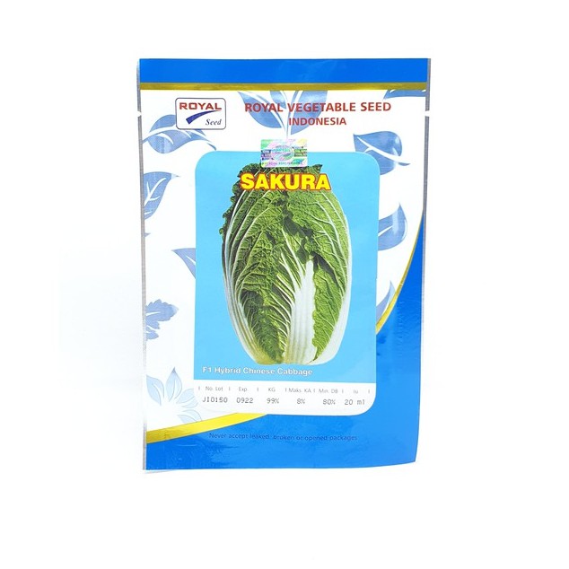 Jual Benih Bibit Sawi Putih Sakura F Hybrid Chinese Cabbage Shopee