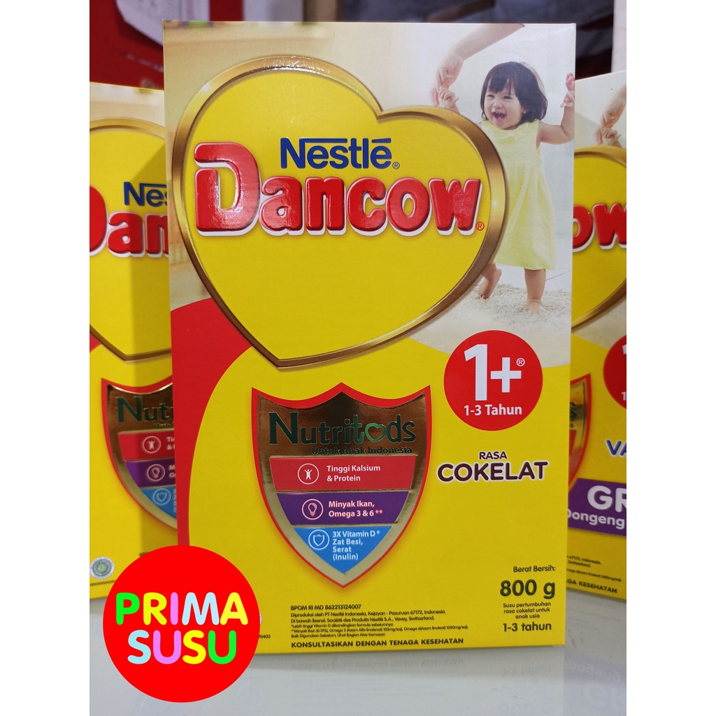 Dancow 1+ 750Gr, Cokelat, Madu, Vanila