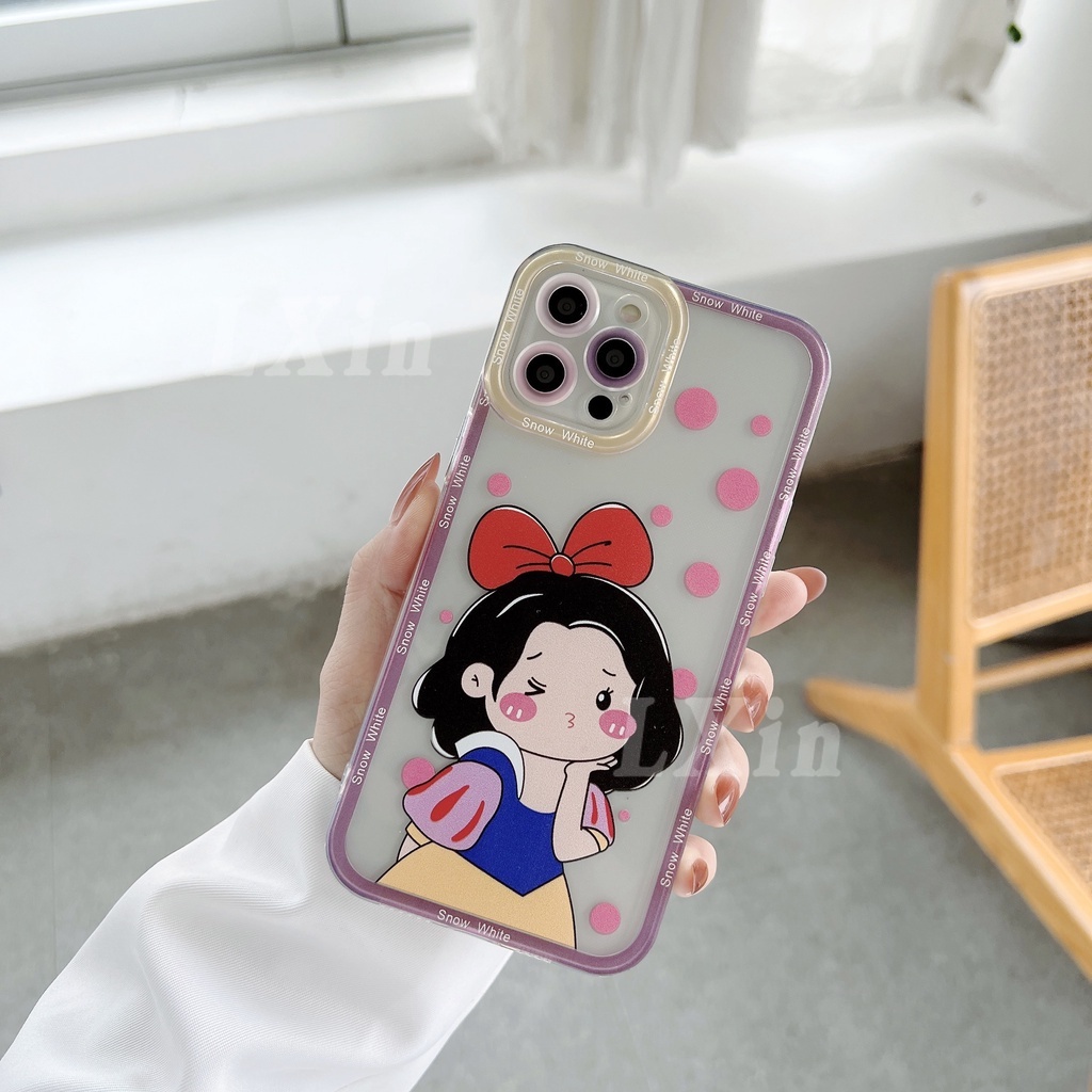 Case Transparan Motif Bunga Untuk Vivo Y12S Y12A Y20i Y20s Y11 Y12 Y17 Y91 Y93 Y95