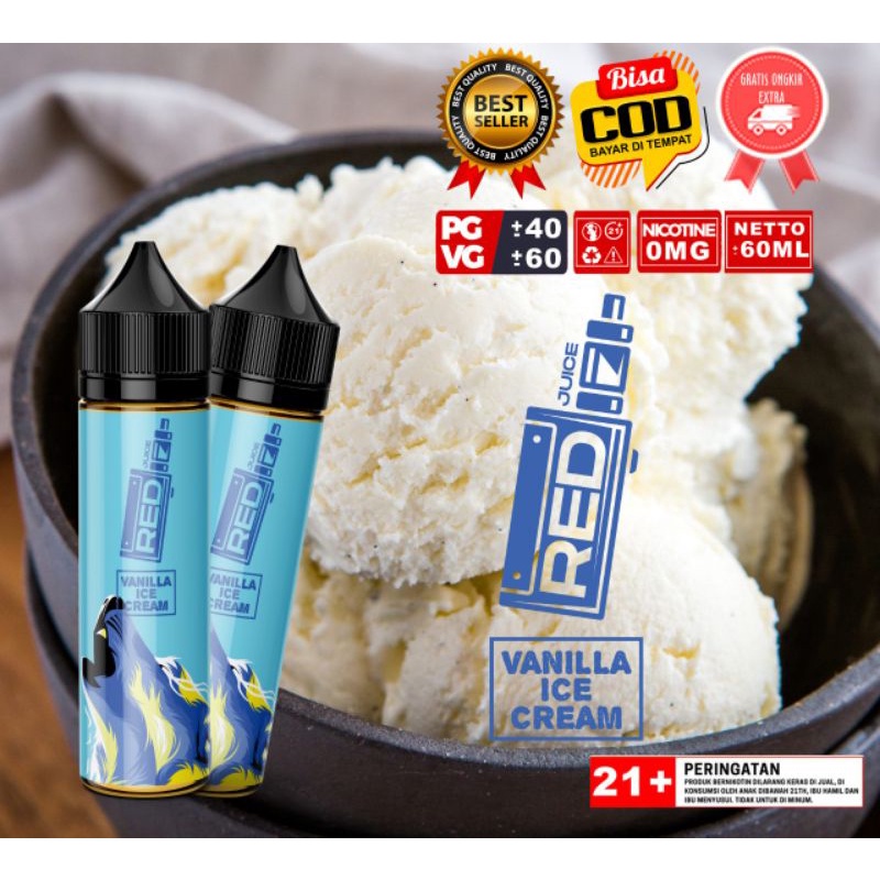 SOLUSI HEMAT VANILLA ICE CREAM ENAK 60ML 0MG