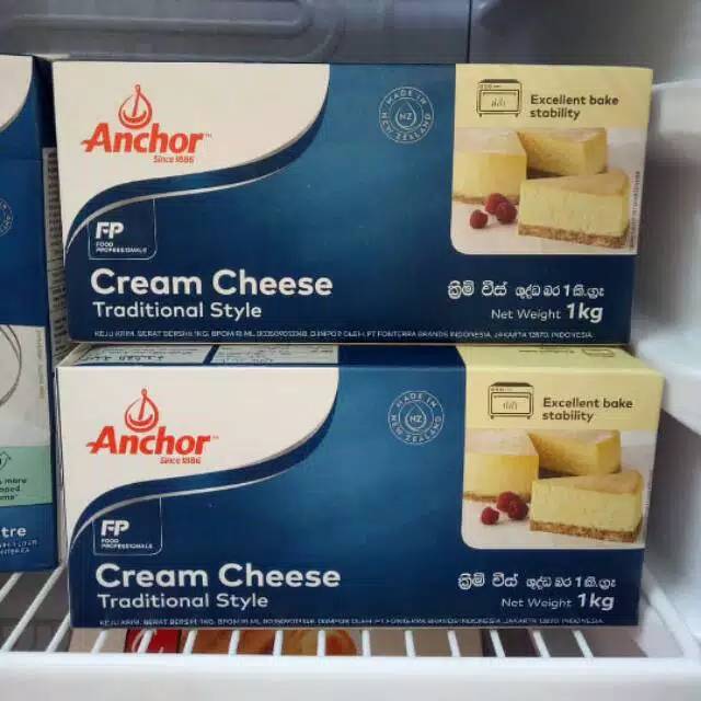 

KEMASAN REPACK dan ASLI Cream Cheese Anchor Product 1 kg / Krim Keju Anchor READY STOCK (KEMASAN ASLI/REPACK)