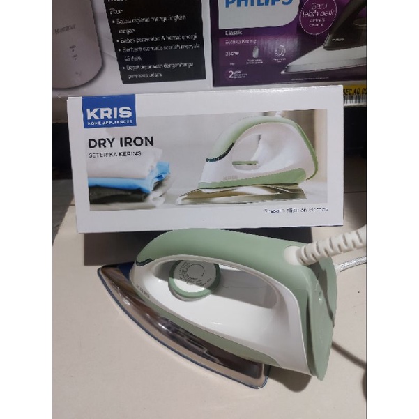 SETRIKA LISTRIK / DRY IRON KRIS / GOSOKAN 350W