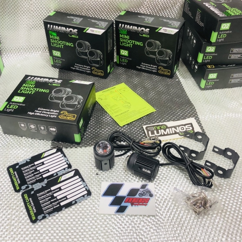 LAMPU TEMBAK LASER D2 PRO VINYX DAN Q2 LUMINOS&amp;LUXIMOS R2 ORIGINAL 9nine GARANSI