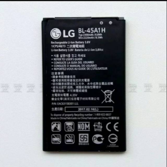 Baterai Batre LG K10 - BL-45A1H Original