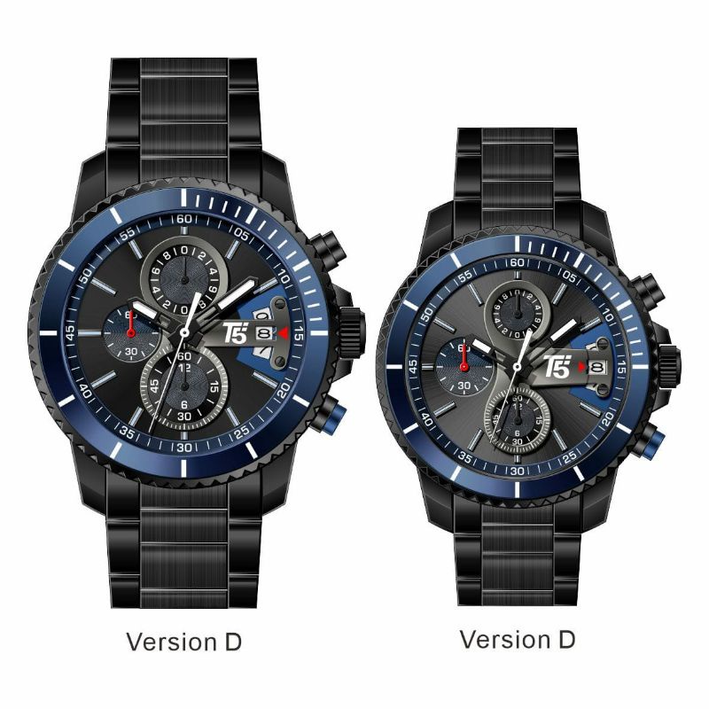 Jam Tangan Pria T5 H3826 couple series original free Box Rantai