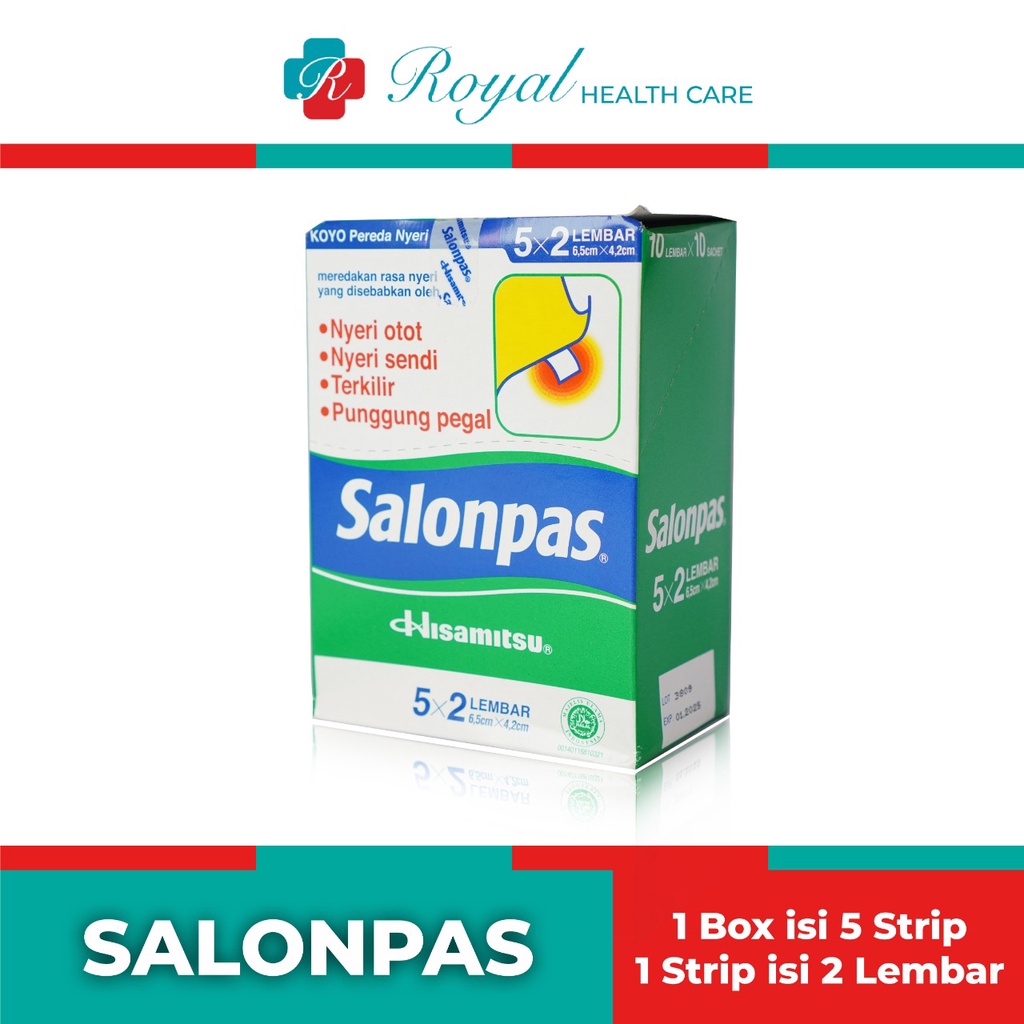 SALONPAS KOYO BOX isi 10 Lembar Efektif untuk Meredakan Rasa Nyeri