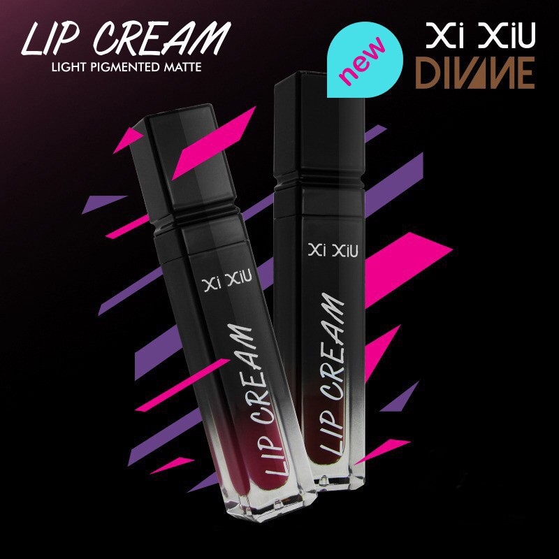 Xi Xiu Divine Lip Cream Light Pigmented Matte Lipcream BPOM XIXIU Mate (KIM)