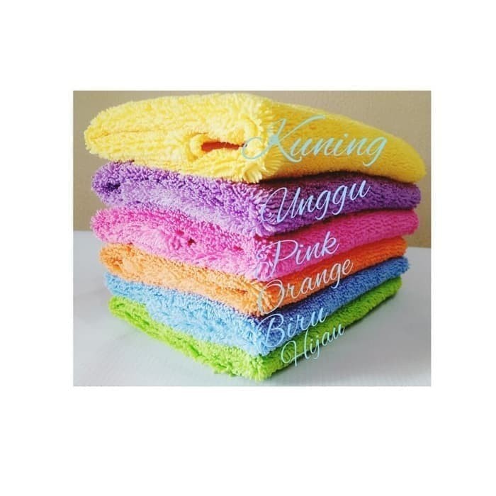 Kain Lap Microfiber 35 cm × 35 cm kain Pembersih Serba Guna by ARGEN super murah