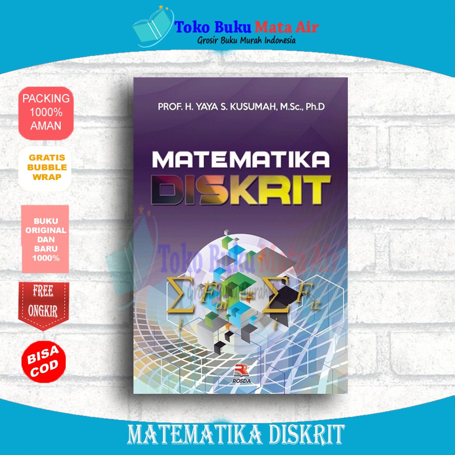 BEST SELLER ORIGINAL MATEMATIKA DISKRIT - PROF YAYA ROSDA