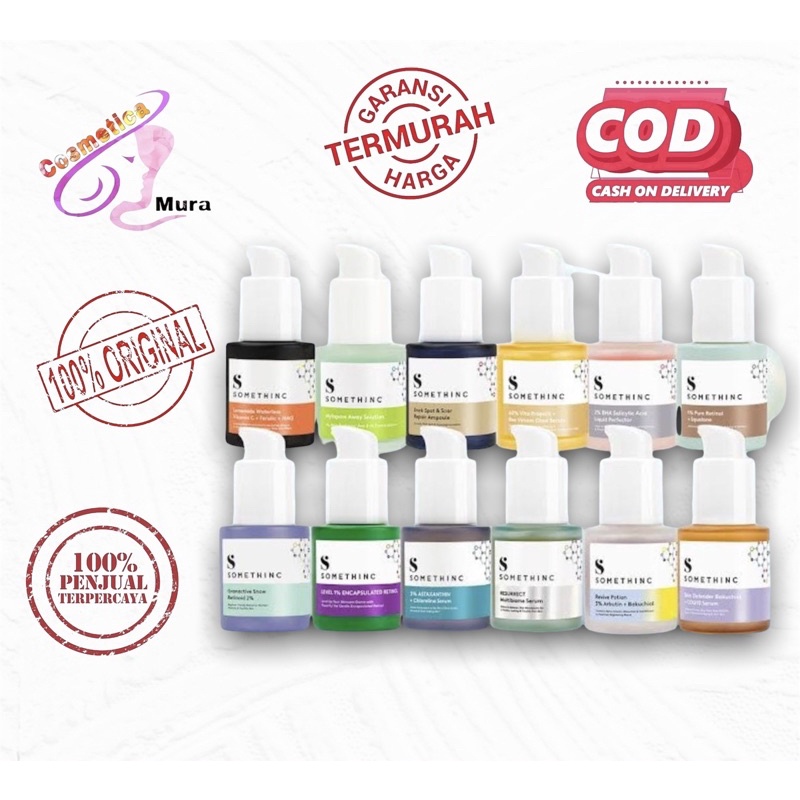 new produk ! somethinc serum terbaru all series - somethinc serum 20 ml || somethinc dark spot serum || somethinc multibiome serum || somethinc revive potion 3 % arbutin + bakuchiol || level 1% encapsuled retinol || dark spot reducer