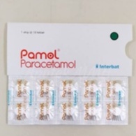 Jual PAMOL PARACETAMOL OBAT NYERI, DEMAM DAN SAKIT KEPALA 500MG PER