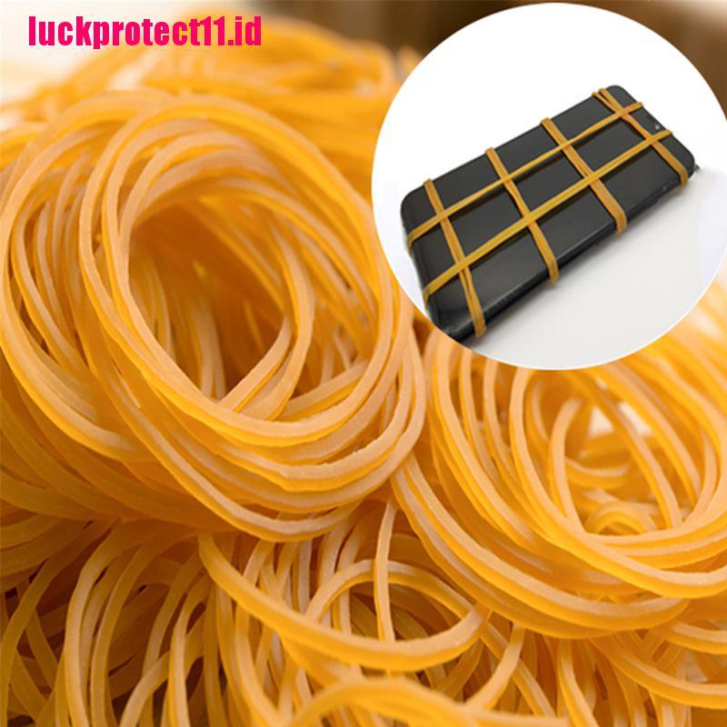 (LUCK) 100pcs Karet Gelang Elastis Untuk Mengencangkan Alat Tulis Sturdy