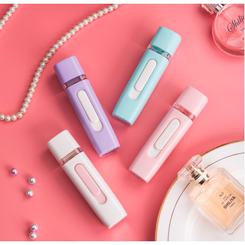 ✅Nano Spray Perawatan Wajah Mini Portable USB Mist Sprayer Pelembab Wajah /Power Bank
