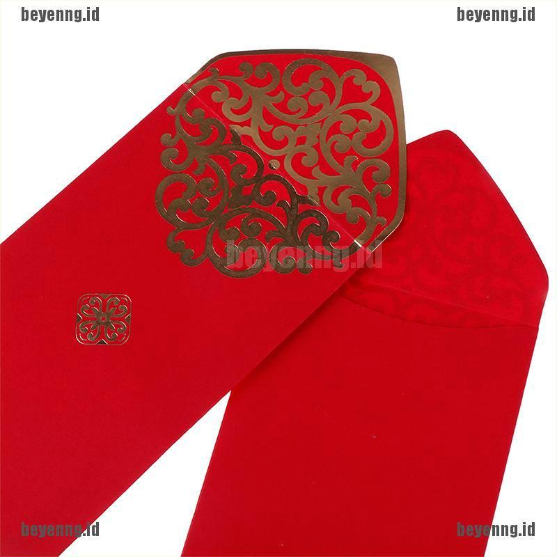 Bey 10pcs Amplop Angpao Tahun Baru Imlek Warna Merah