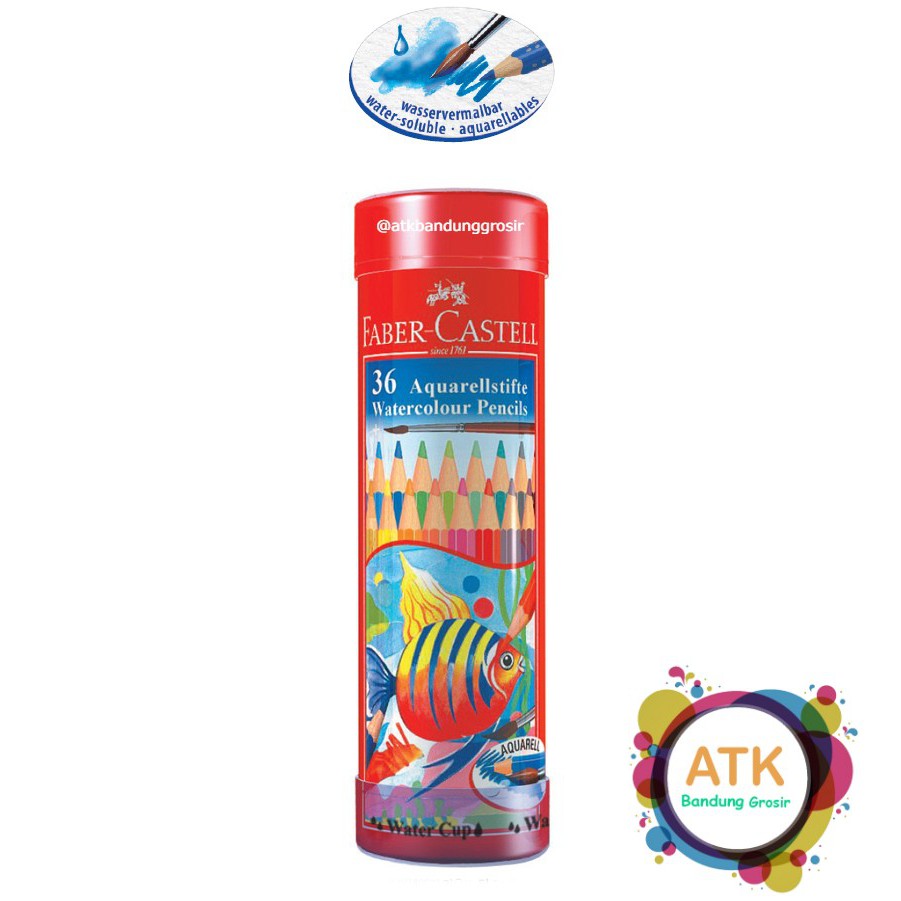 

Pensil Warna Faber Castell 36 L Water Colour Tin Round 115936 Termurah