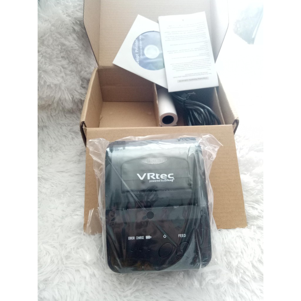 MOBILE PRINTER VRtec Powered By ZJiang - 5802 PPOB / KASIR THERMAL BLUETOOTH