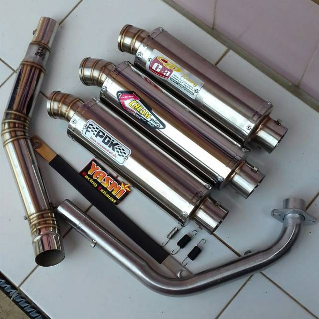 Knalpot PDK WRX CLD full sistem  for cbr 150facelip new cb 150 vixion dll