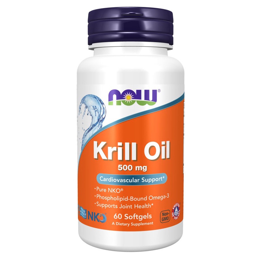 Now Food Krill Oil 500 mg 60 Softgels Now Krill Oil Ori USA Now Neptune Krill Oil Udang