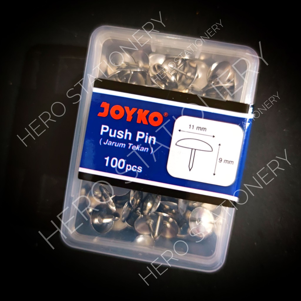 

Paku payung jarum tekan push pin thumb tack joyko isi 100 pcs TT-11P
