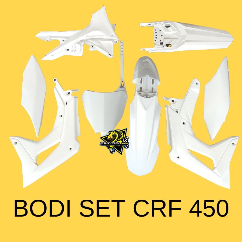 BODY SET CRF 150 / BODY SET CRF SUPERMOTO / BODY SET CRF / BODY SET HONDA CRF / BODY KIT CRF150