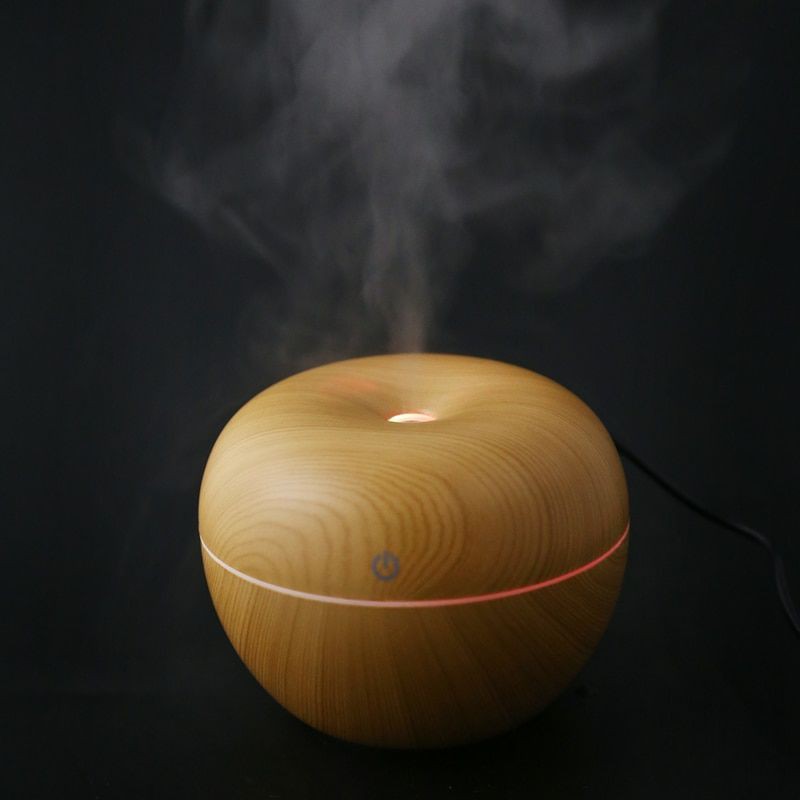 Taffware Ultrasonic Humidifier Aroma Essential Oil Diffuser Wood Design 130ml - HUMI AUG17 - Wooden