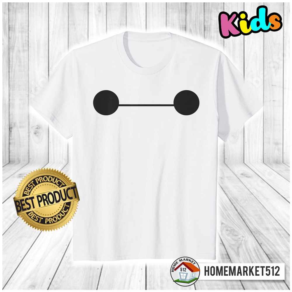 Kaos Anak Big Hero 6 Baymax Eyes Halloween Graphic T-Shirt Kaos Anak Laki-laki Dan Perempuan Premium SABLON ANTI RONTOK | HOMEMARKET512