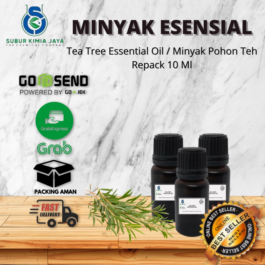 Jual Tea Tree Essential Oil (Minyak Pohon Teh) - 10 Ml 100% Murni ...