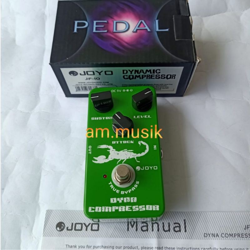 EFEK PEDAL GITAR JOYO JF10 DYNAMIC COMPRESSOR JF 10