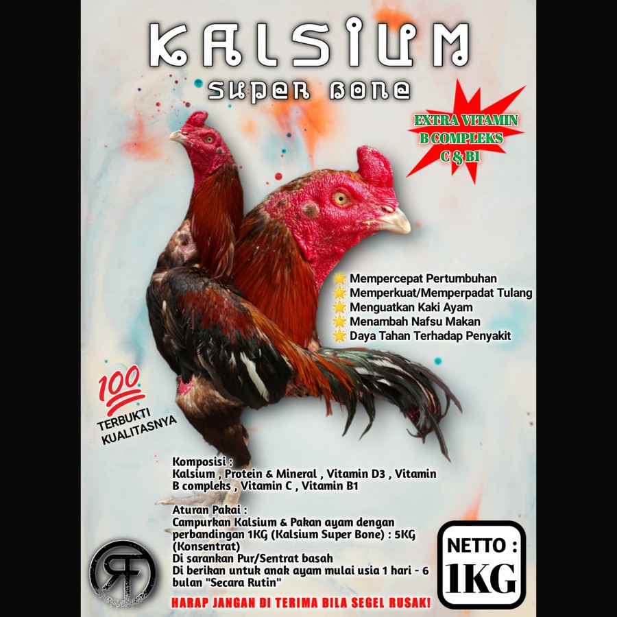 KALSIUM RJF UNTUK PAKAN AYAM - KALSIUM SUPER BONE