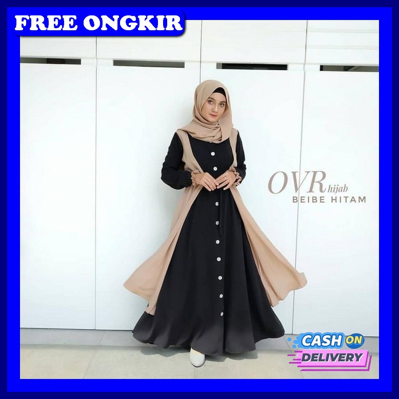 Baju Gamis Brukat Wanita Remaja Modern Terbaru 2021 Murah Elegan Tren Kekinian Untuk Kondangan Dress