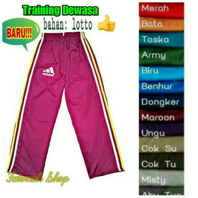 [ TRN 01 ] fit L (BisaCOD!!) Celana training panjang dewasa pria wanita celana olahraga jogger senam