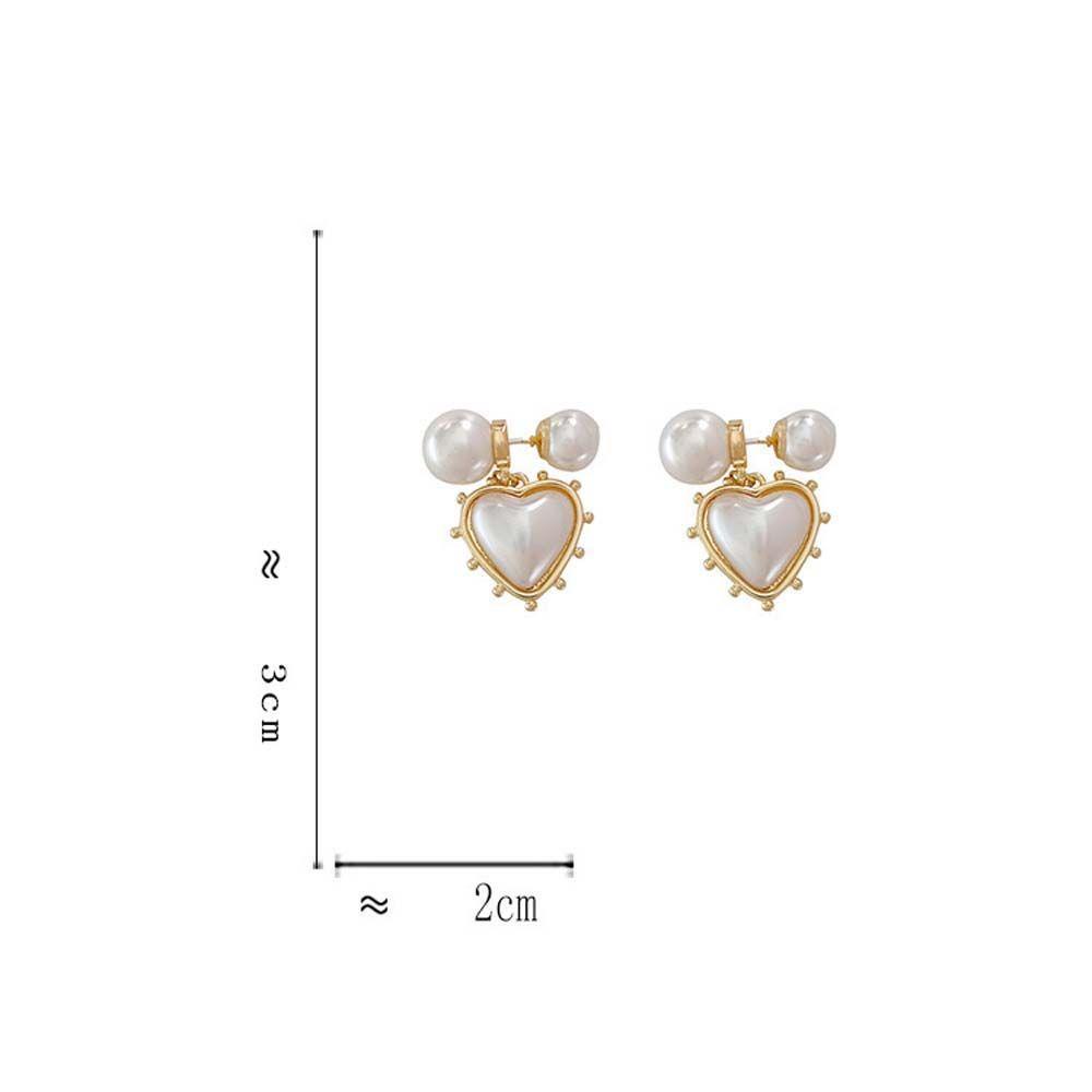 [Elegan] Anting Pejantan Temperamen Sederhana Elegan Perempuan Geometris Aksesoris Telinga Korea Ear Stud