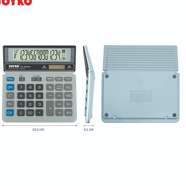 

► Calculator / Kalkulator Joyko CC-810CH / 14 Digits / Check Correct ☏