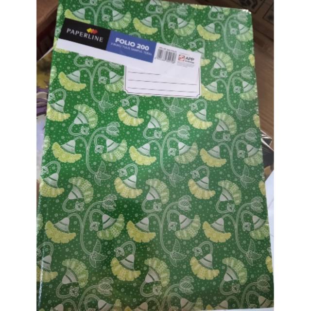 

Buku Tulis HardCover Paperline Folio 200