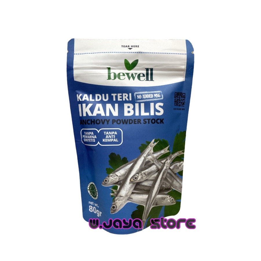 Bewell Kaldu Teri Ikan Bilis No MSG / Anchovy Powder Stock 80g