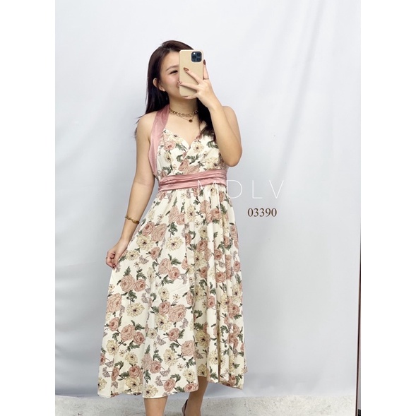 MDLV ~ 03390 Catherine Halder Dress Premium Dress Korea Look Fashion import