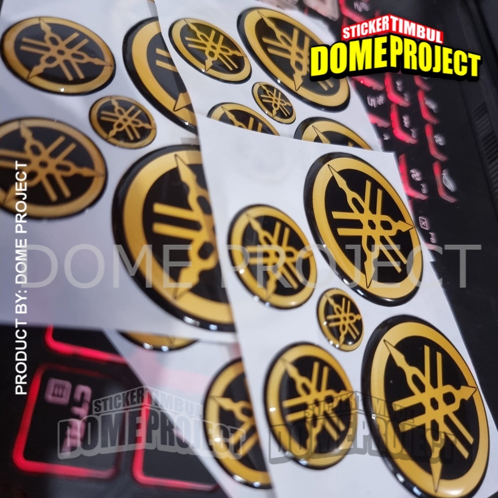 STIKER MOTOR TIMBUL EMBLEM LOGO GARPUTALA GOLD YAMAHA AEROX NMAX LEXI SET AESTHETIC KEREN