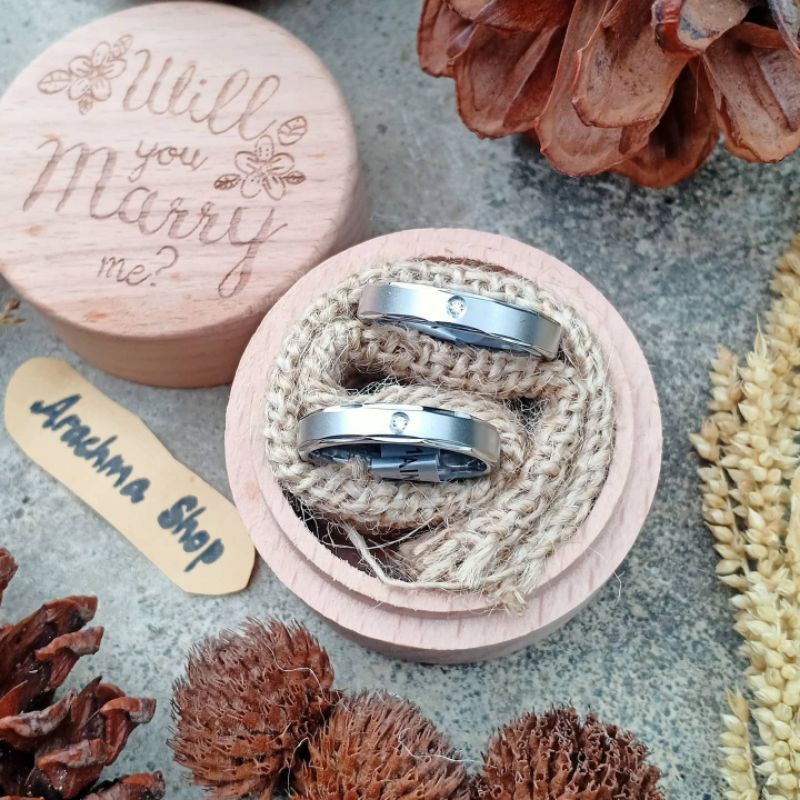 Cincin couple titanium / cincin nikahan / cincin lamaran