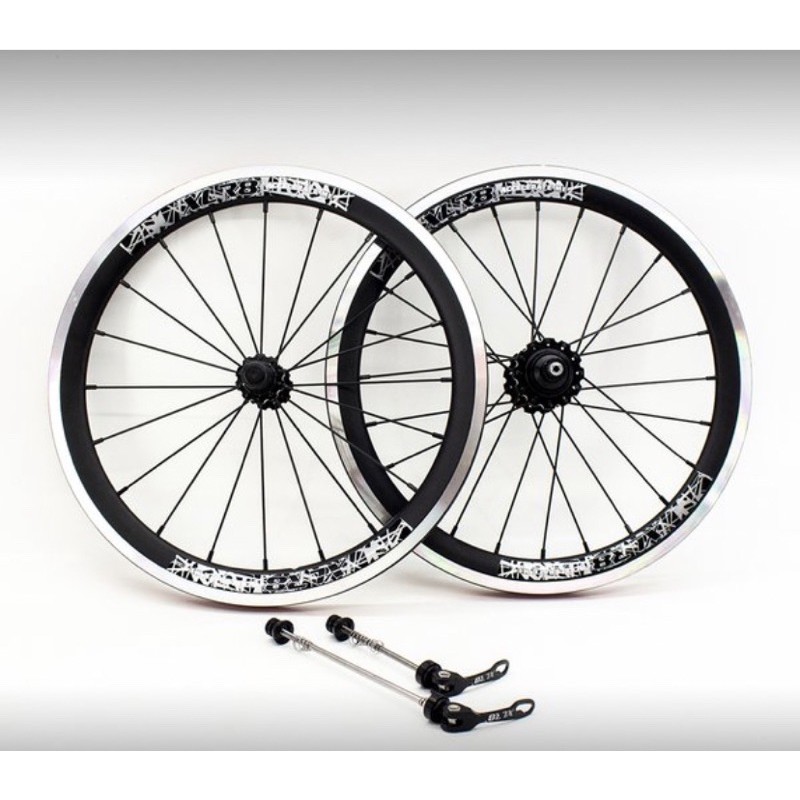 RIMS SET XLR8 16 BALAP 16 1 3/8 349 V BRAKE 20-24HOLE