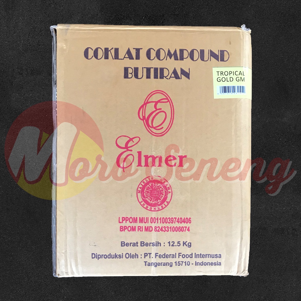 Mesis Coklat / Coklat Compound Butiran Elmer - Repack