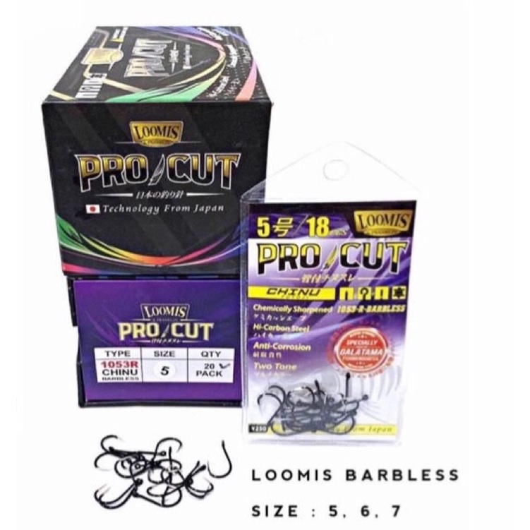 Kail LOOMIS PRO CUT BARBLESS | SIZE : 5, 6, 7