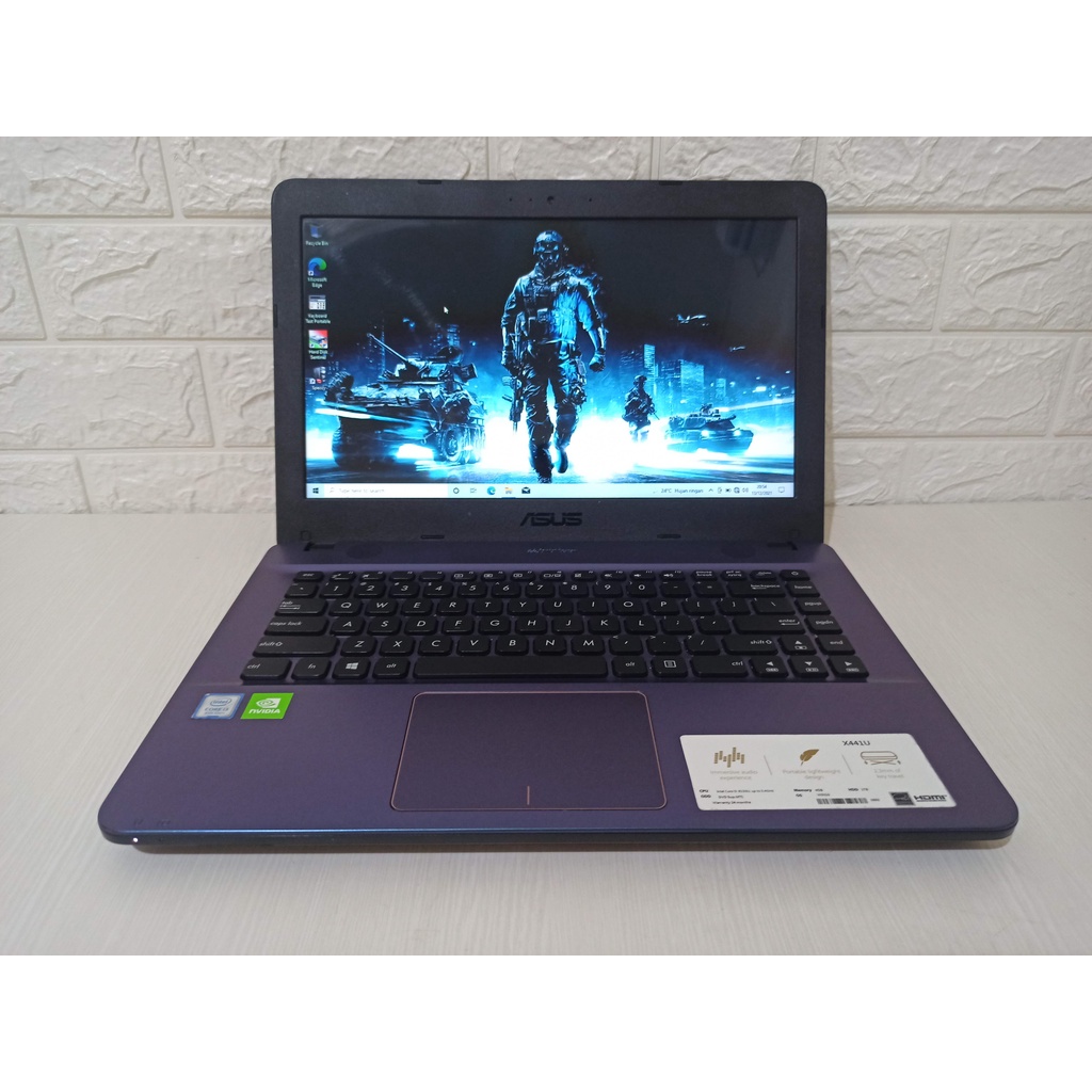 Asus X441UB Core i3 Gen8 Dual VGA Nvidia MX110 Laptop Second Bekas Gaming gen 8 coffeelake x441u