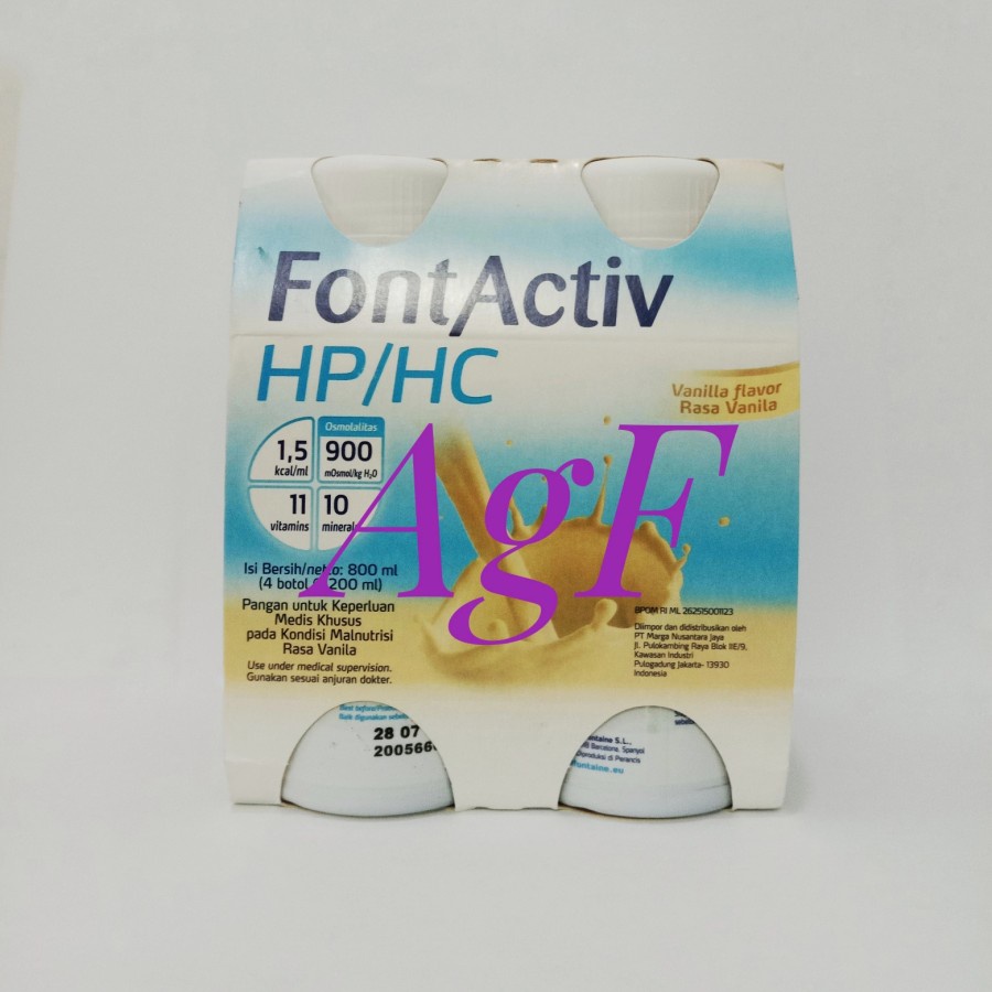 FontActiv HP HC 200 mL (Konimex) jual per krat isi 4 botol