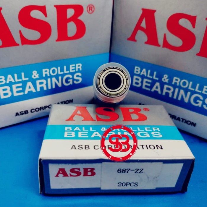 Bearing / Laker / Laher 687 ZZ ASB 687ZZ