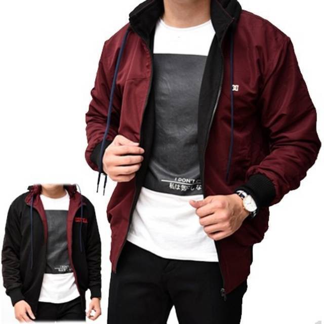 ANAK REMAJA DEWASA PRIA XONE/  JAKET BOLAK BALIK / JAKET BB /JAKET BOLAK BALIK PRIA