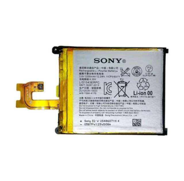 BATERAI SONY EXPERIA Z2 LIS1543ERPC L50W D6502 D6503 D6543 BATTERY BATERE BATRE BATRAI BTR ORIGINAL